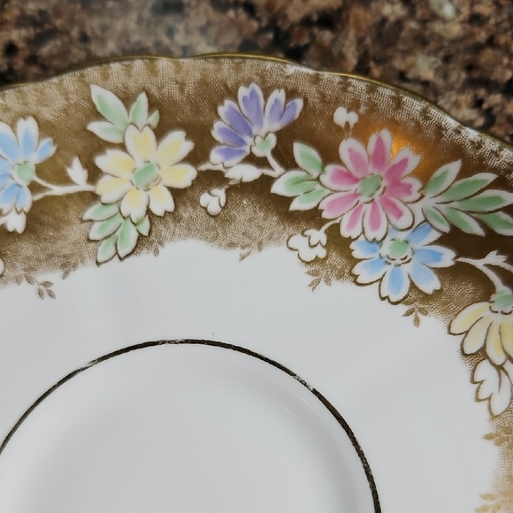 Vintage Teacup and Saucer - Tuscan - Floral - Picture 6 of 14